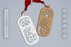 Steampunk Bookmark SVG Product Image 1