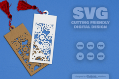 Steampunk Bookmark SVG Product Image 1