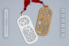 Steampunk Bookmark SVG Product Image 1