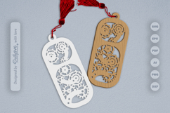 Steampunk Bookmark SVG Product Image 1