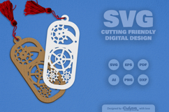 Steampunk Bookmark SVG Product Image 2
