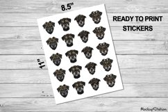 Steampunk Dogs Stickers | Victorian Fantasy Printable PNG Product Image 2