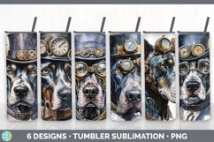 Bundle of six Watercolor Great Danes Tumbler designs.