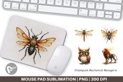 Steampunk Menagerie Mouse Pad Product Image 1