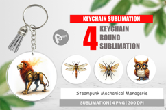 Steampunk Menagerie Keychain Product Image 1