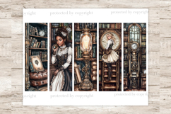 GlamArtZhanna, Steampunk bookmarks, bookmarks printable, bookmarks digital, Bookmark Designs, Steampunk printable, Book Lovers Gifts, adult bookmarks, Bookmark Download, gift for readers, reading accessories, diy bookmarks, bookmark set, bookmarks for wom