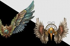 clipart,  bundle,  watercolor,  clip art bundle,  card design,  vintage,  scrapbooking,  steampunk,  wings,