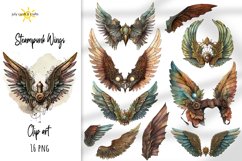 clipart,  bundle,  watercolor,  clip art bundle,  card design,  vintage,  scrapbooking,  steampunk,  wings,