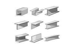 steel beam set cartoon Product Image 1