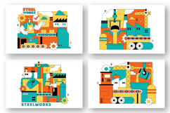 10 Steelworks Vector Illustration Product Image 2