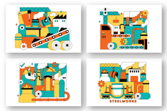 10 Steelworks Vector Illustration Product Image 3
