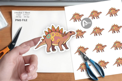 Stegosaurus with Plates Sticker Product Image 1