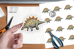 Stegosaurus with Plates Sticker Product Image 1