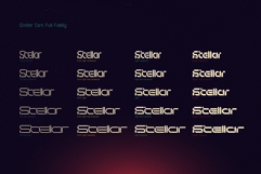 Stellar Core Sci-Fi Font Family Product Image 6