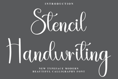 Stencil Handwriting Product Image 1