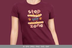 Step Outside Your Comfort Zone SVG Product Image 1