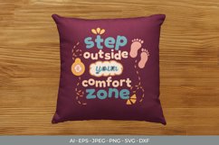 Step Outside Your Comfort Zone SVG Product Image 1