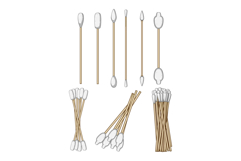 sterile swab set cartoon Product Image 1