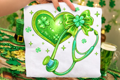 St Patricks Day Stethoscope Nurse PNG, Lucky Nurse PNG Product Image 2