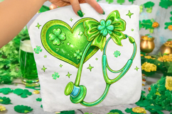 St Patricks Day Stethoscope Nurse PNG, Lucky Nurse PNG Product Image 3