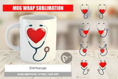 Mug Wrap Medical Stethoscope Product Image 1