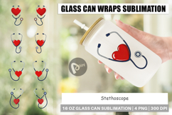 Glass Can Medical Stethoscope Product Image 1