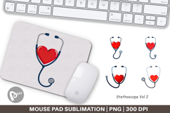 Mouse Pad Medical Stethoscope Product Image 1