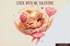 Cute Valentine&#039;s day Sublimation BUNDLE PNG. Product Image 24