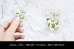 Swipe Up To The Best Sticker Design PNG Product Image 1