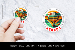 Funday Sticker Design PNG Product Image 1