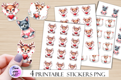Cute Animal love Stickers | Summer Stickers Product Image 1