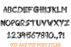 Sticker Brush Font Ink Slash Typeface Letters Product Image 2