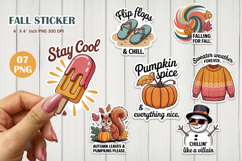 Autumn sticker, fall sticker, sticker pack PNG Product Image 1