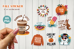 Autumn sticker, fall sticker, sticker pack PNG Product Image 1