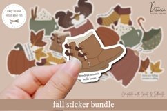 Fall Stickers Bundle | 8 x Autumn Printable Stickers Product Image 4