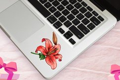 Lily Sticker Clipart Bundle Product Image 5
