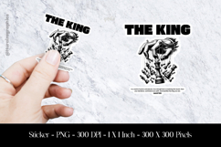 The King Sticker Design PNG Product Image 1