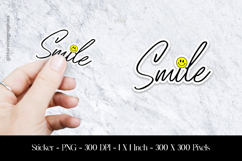 Smile Sticker Design PNG Product Image 1