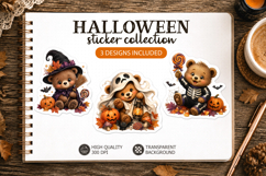 Cute Halloween Sticker sBaby Bear Stickers Product Image 1