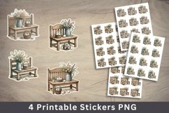 easter sticker printable - chair Product Image 1