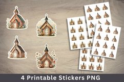 easter sticker printable - church Product Image 1