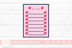 Valentine Planner Sticker | Valentine&#039;s Day Card Sticker Product Image 1