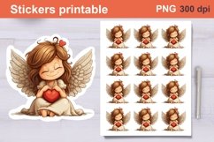 Sticker Dreaming Angel| Wedding stickers sheet Product Image 1