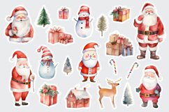 Christmas Watercolor Clipart Bundle, Transparent PNG Product Image 2