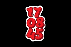 Sticker lettering typography dirgahayu indonesia clipart Product Image 2