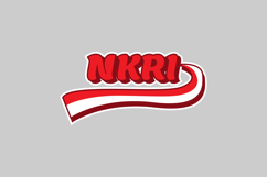 Sticker lettering typography dirgahayu indonesia graphic Product Image 1