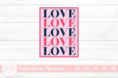 Valentine Planner Sticker | Valentine&#039;s Day Card Sticker Product Image 1