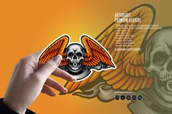 Wing skull eye logo mascot illustration Product Image 4
