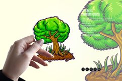 Happy arbor day green trees Illustration Product Image 4