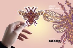 Luxury insect classic ornament svg Product Image 3
